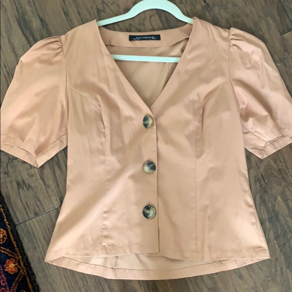 ZARA v neck top